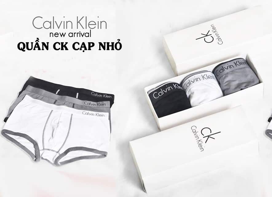 Quần Calvin Klein cạp nhỏ 3 màu nam tính.