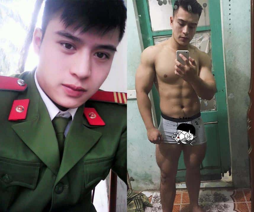 Hot boy công an đẹp trai nhất nhì Việt Nam - ♕ Vua quần lót,