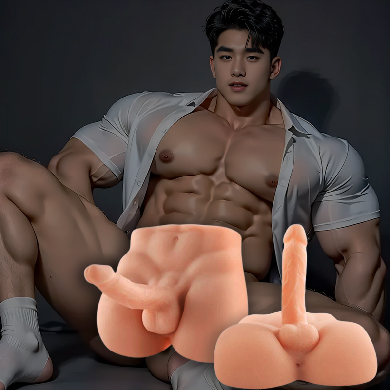 Thủ dâm nguyên khối dương vật hậu môn 2 in 1